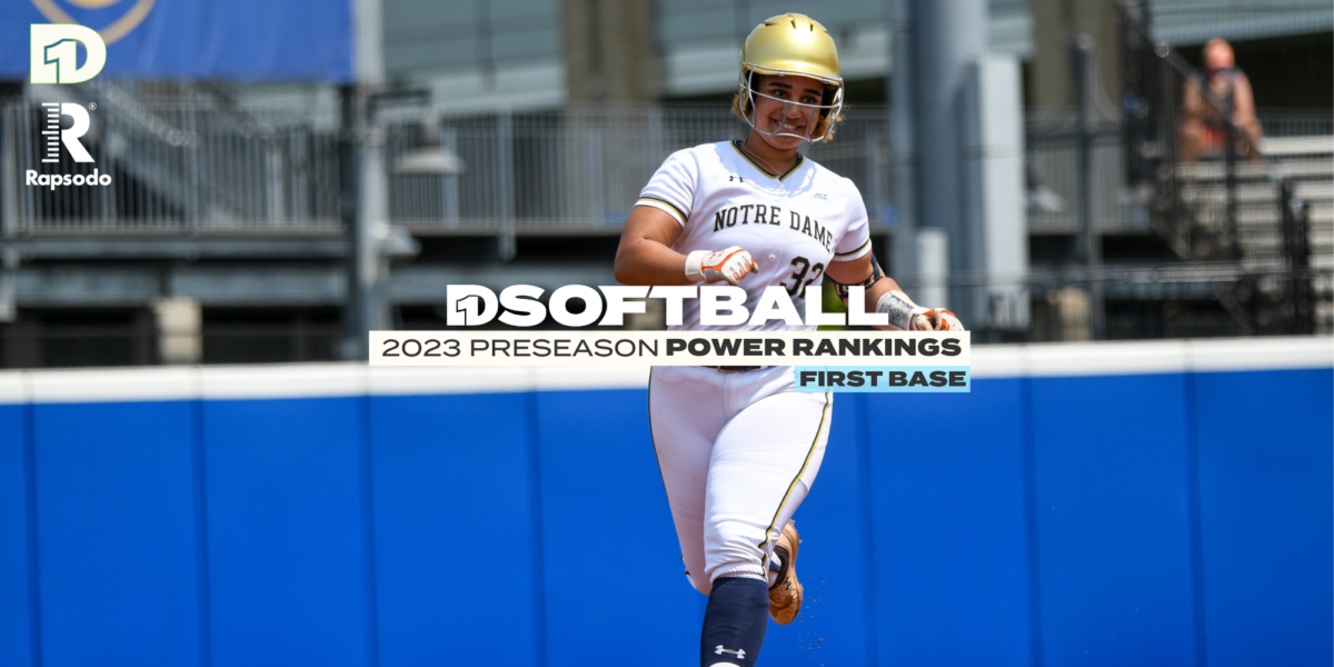 2023 Preseason Power Rankings First Base • D1Softball